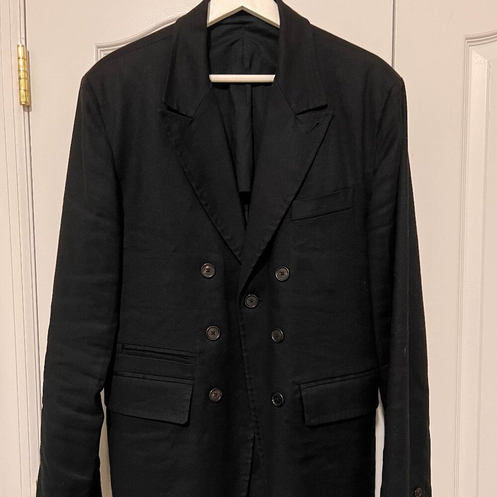 Ann Demeulemeester Mens Linen/Cotton Jacket Size XL